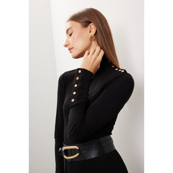 Tory Burch Jersey Turtleneck Dress - Picture 6 of 16